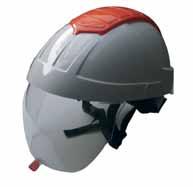 PROTECCION SECTOR ELECTRICO ELECTRIC SECTOR PROTECTION CASCO PROTECTOR ELECTRICO ROCKMAN ROCKMAN ELECTRIC SHIELD HELMET EN 397 EN 50365 (casco / helmet) EN 166 (visor / visor) Casco: blanco Helmet: