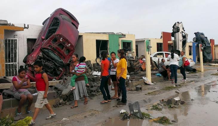 Tornado en Ciudad Acuña,