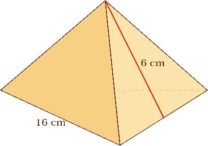 - Las bases de un prisma recto son pentágonos regulares de 8 cm de lado y