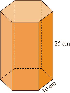 1- Halla la superficie de una zona esférica de 40 cm de altura