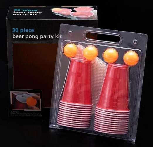 Beer pong Party kit Incluye: 20 vasos de