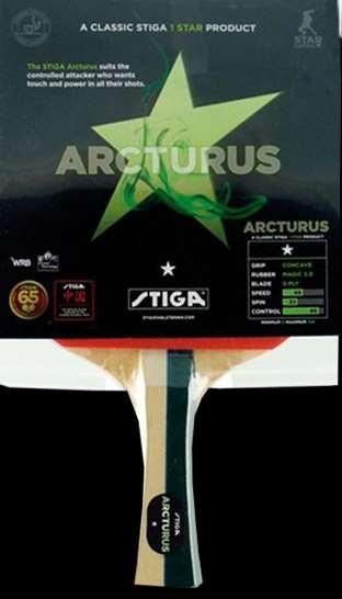 Stiga arcturus Raqueta de Ping Pong Satisface al jugador de ataque con control que busca toque y