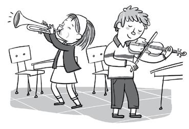 repaso Tratamiento de la información 1 Pablo ha anotado el instrumento que tocan sus compañeros de la escuela de música.