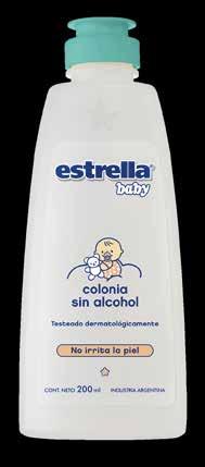 Brinda la agradable y refrescante fragancia que la piel de tu bebé necesita. No contiene alcohol.