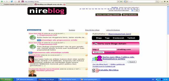 Plataformas gratuitas blogs Blogger