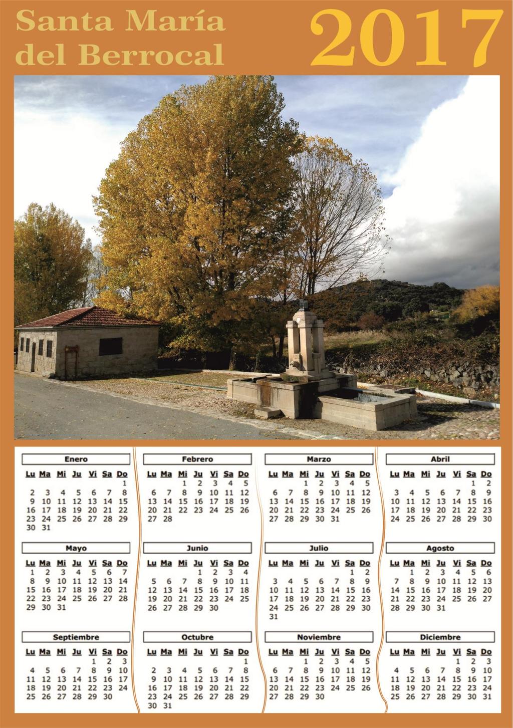 Y para desearos un feliz año nuevo os mostramos el calendario que hemos realizado. Esta vez le ha tocado todo el protagonismo a nuestro emblemático Pilón.