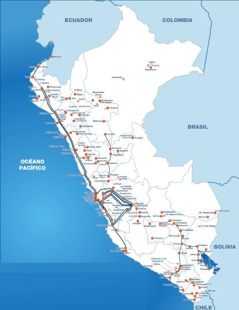 PROYECTOS EN PERÚ CONSTRUIDOS Y EN EJECUCIÓN Subestaciones nuevas: 22 Circuitos de líneas