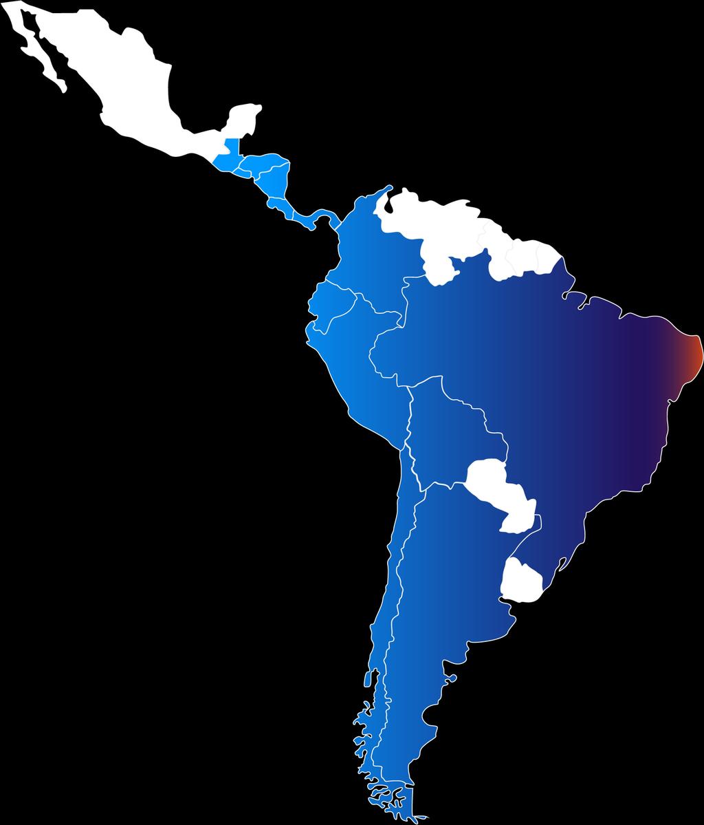 PRESENCIA EN LATINOAMÉRICA CENTROAMÉRICA COLOMBIA ISA BRASIL CTEEP COLOMBIA INTERCOLOMBIA IEMG TRANSELCA INTERNEXA PINHEIROS SERRA DO JAPI ECUADOR XM EVRECY Sistemas Inteligentes en Red INTERNEXA ISA