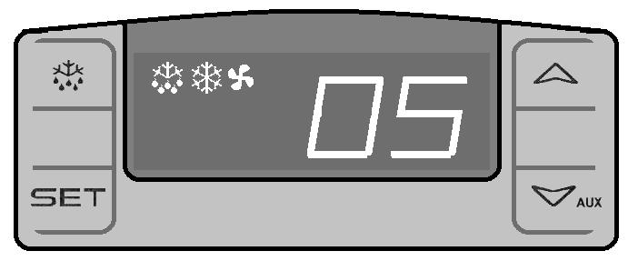 Ajuste de la Temperatura de Funcionamiento 1. Pulse el botón. El visualizador se enciende. 2. Pulse el botón o los botones para visualizar la temperatura deseada. 3.