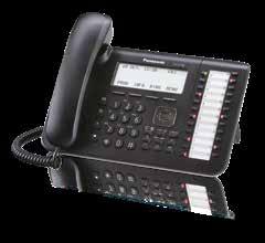 KX-DT546 Teléfono patentado digital de gama alta LCD gráfico de 6 líneas con retroiluminación 24 teclas de función programables Compatible con auriculares