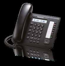 Por otra parte, los teléfonos no podrían resultar más fáciles de utilizar, con una pantalla alfanumérica de gran tamaño, teclas programables, puertos EHS que