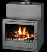 La simplicidad del diseño de la estufa de cocina LS40 f lo hace  Una forma económica y natural de calentar.