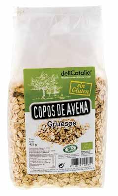 delicatalia Cereals / Cereales Small Oat Flakes Ingredients: Organic gluten-free oat flakes.