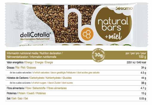 Quinoa NATURAL BARS BARRAS NATURALES Quinoa with Figs ORGANIC CEREAL BAR WITH QUINOA & FIGS. Ingredients.