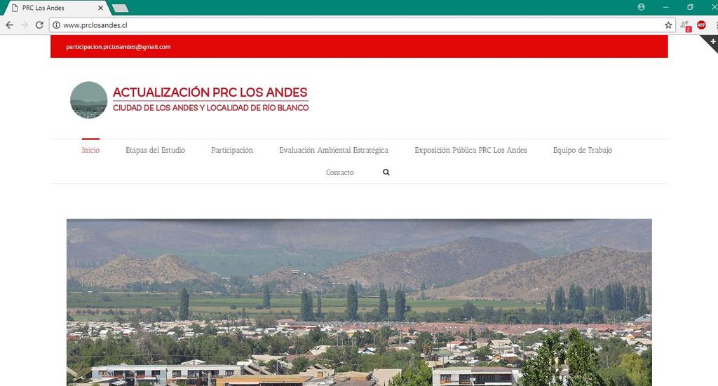Plan Regulador Comunal de Los Andes-Localidad de