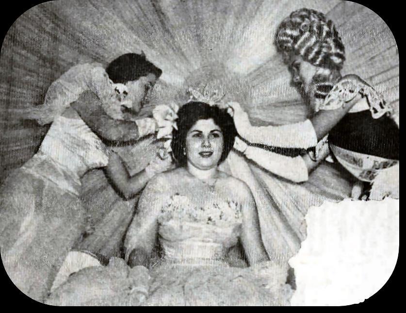 Coronaron la Srta. Diana Alonso, Reina del Carnaval Ponce de León 1951 y la Srta.