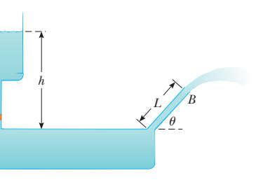 PROBLEMA N 20 La figura muestra un tanque de agua con una válvula en el fondo.