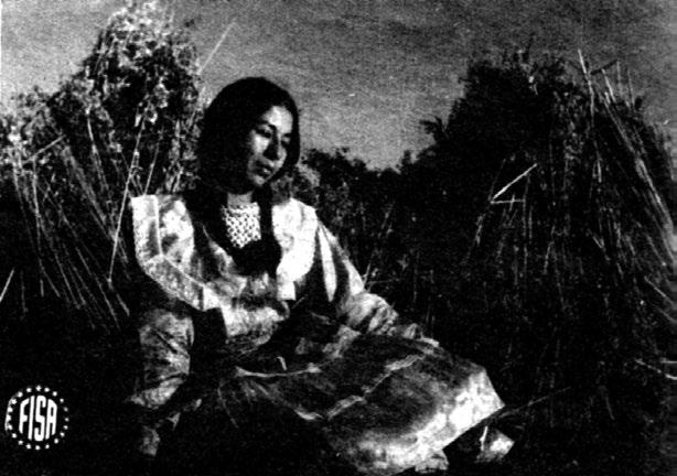 Anónimo [1964] Escena de la película Jarawi interpretada por la actriz huancaína Zoila Zevallos de
