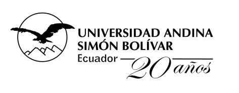 AQUÍ FOTO ACTUAL Toledo N22-80 Teléfonos (593-2) 3228031 al 3228039 Fax: (593-2) 3228426 P.O. Box: 17-12-569 Quito-Ecuador Correo-e: admision@uasb.edu.