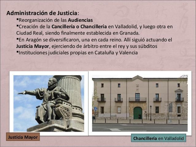 CHANCILLERÍA O AUDIENCIA Tribunal superior de justicia del antiguo Reino de Castilla que trataba asuntos civiles, criminales