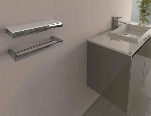 Towel rail. Porte-serviettes. REF. A8125BCR 01 44 x 12,4 cm. Repisa. Shelf.