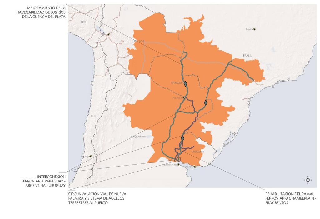 Revisión de los Proyectos API Los proyectos API del Eje Hidrovía Paraguay-Paraná son los siguientes: API 17 - Mejoramiento de la Navegabilidad de los Ríos de la Cuenca del Plata Países: Argentina,
