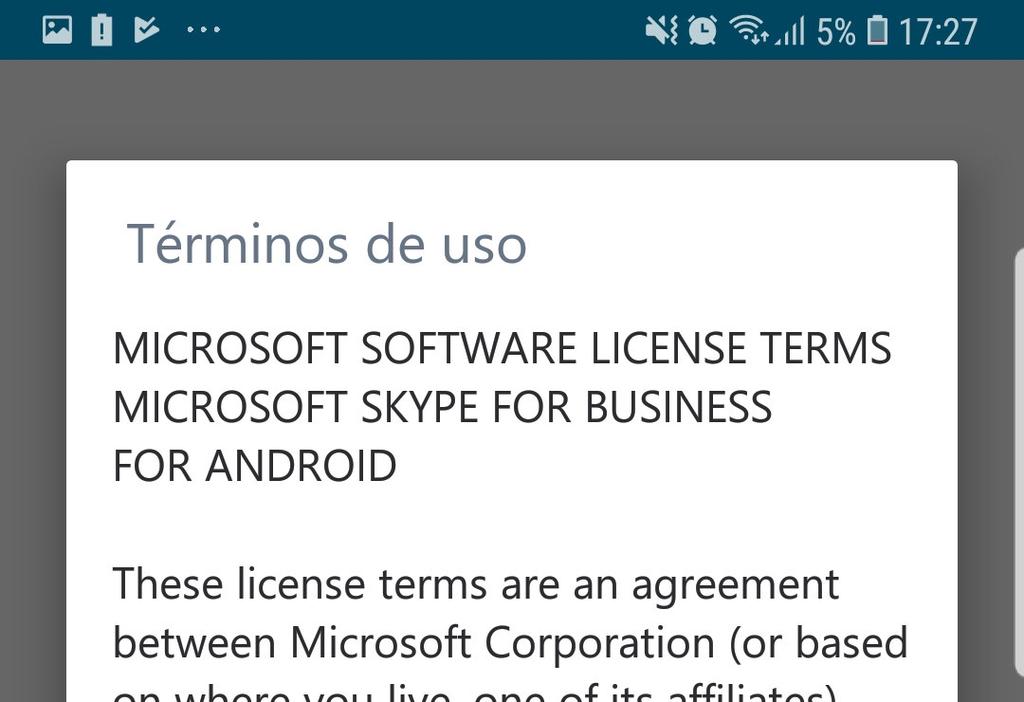 6. Pareciera como que no pasó nada, pero en realidad si se instaló Skype for Business App.