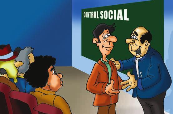 PROHIBE: Participar y ejercer el Control Social en temas de seguridad del Estado, sea interna o externa.