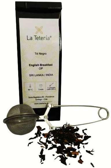 Té la Tetería con infusor COD: *CORHIE019 Set de té la tetería sachet (50 grs.) con infusor metálico bola para una taza. Presentación en bolsa de organza.