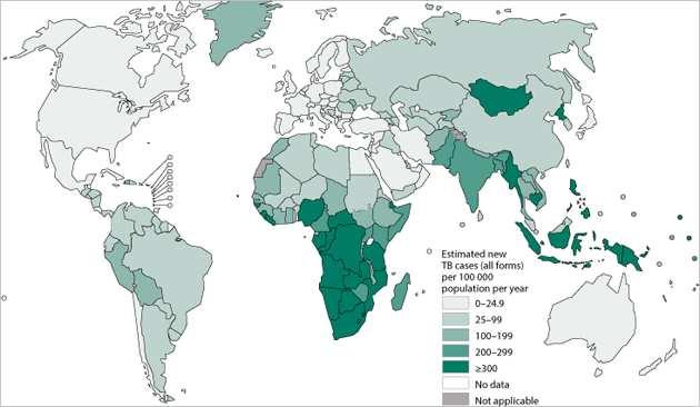 ES LA TUBERCULOSIS UNA ENFERMEDAD FRECUENTE? La tuberculosis es una de las 10 principales causas de mortalidad en el mundo, por encima del VIH y el paludismo (datos de 2015).