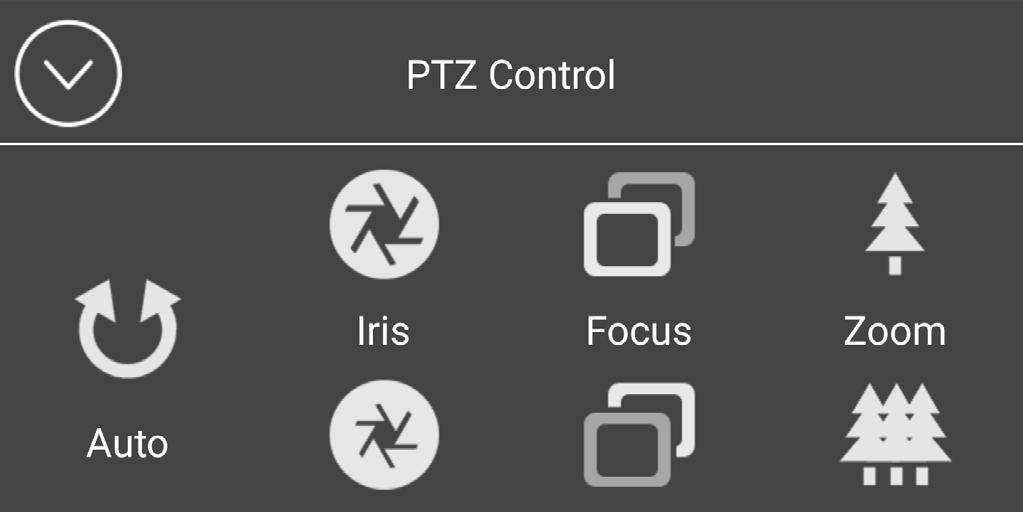 Control de una cámara PTZ 1 Camera 01 CH01(DVR) Camera 02 CH02(DVR) CH03(DVR) 3 4 5 1. Pulse para cerrar el panel de control. Camera 03 2 Camera 04 CH04(DVR) 2.