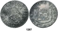 México. MF. 4 reales. (Cal. 1058). 13,35 g. Columnario. Rara. MBC. Est. 300.