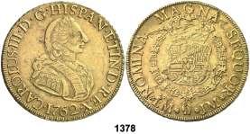 500, 1378 1762. Lima. JM. 8 escudos. (Cal. 10) (Cal.Onza 674). 26,89 g. Primer busto.