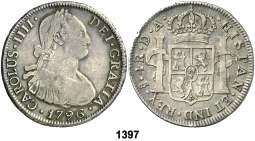 1397 1796. Santiago. DA. 4 reales. (Cal. 895). 13,15 g. Rara. MBC-. Est. 400.