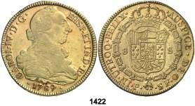 Popayán. SF. 8 escudos. (Cal. 66) (Cal.Onza 1048) (Restrepo 96-2). 26,89 g.