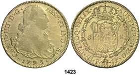 ........... 750, 1423 1793. Popayán. JF. 8 escudos. (Cal. 71) (Cal.