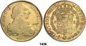 8 escudos. (Cal. 162) (Cal.Onza 1169). 26,87 g. Hojitas y rayitas. (MBC/MBC+). Est. 825.