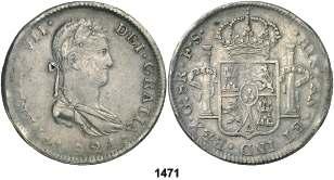 Guadalajara. FS. 8 reales. (Cal. 448). 27,02 g.