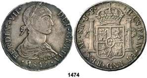 1474 1810. Lima. JP. 8 reales. (Cal. 475). 26,75 g. Busto indígena.