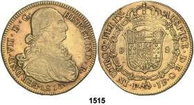 1515 1813. Popayán. JF. 8 escudos. (Cal. 73) (Cal.Onza 1287) (Restrepo 128-11a). 26,98 g.
