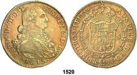 Santa Fe de Nuevo Reino. JF. 8 escudos. (Cal. 101) (Cal.Onza 1323) (Restrepo 127-15). 26,98 g.