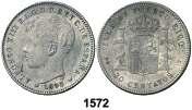 Alfonso XIII. Puerto Rico. PGV. 20 centavos. (Cal. 84). 4,93 g. Escasa. MBC+. Est. 150.