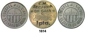 2656, 2657a, 2658a, 2660 a 2663). Lote de 7 monedas. Conjunto muy raro. MBC+/EBC-. Est.