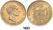 1623 1878*1961. DEM. 10 pesetas. (Cal. 9). 3,22 g. S/C-. Est. 300................... 200, 1624 1878*1961. DEM. 10 pesetas. (Cal. 9). 3,20 g. Acuñación de 496 ejemplares. Rara. S/C-. Est. 1.000.