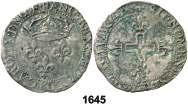 Francisco I. Rouen. Grand blanc à la couronne. (D. 835). 2,44 g. MBC+. Est. 75.... 40, 1645 1571.