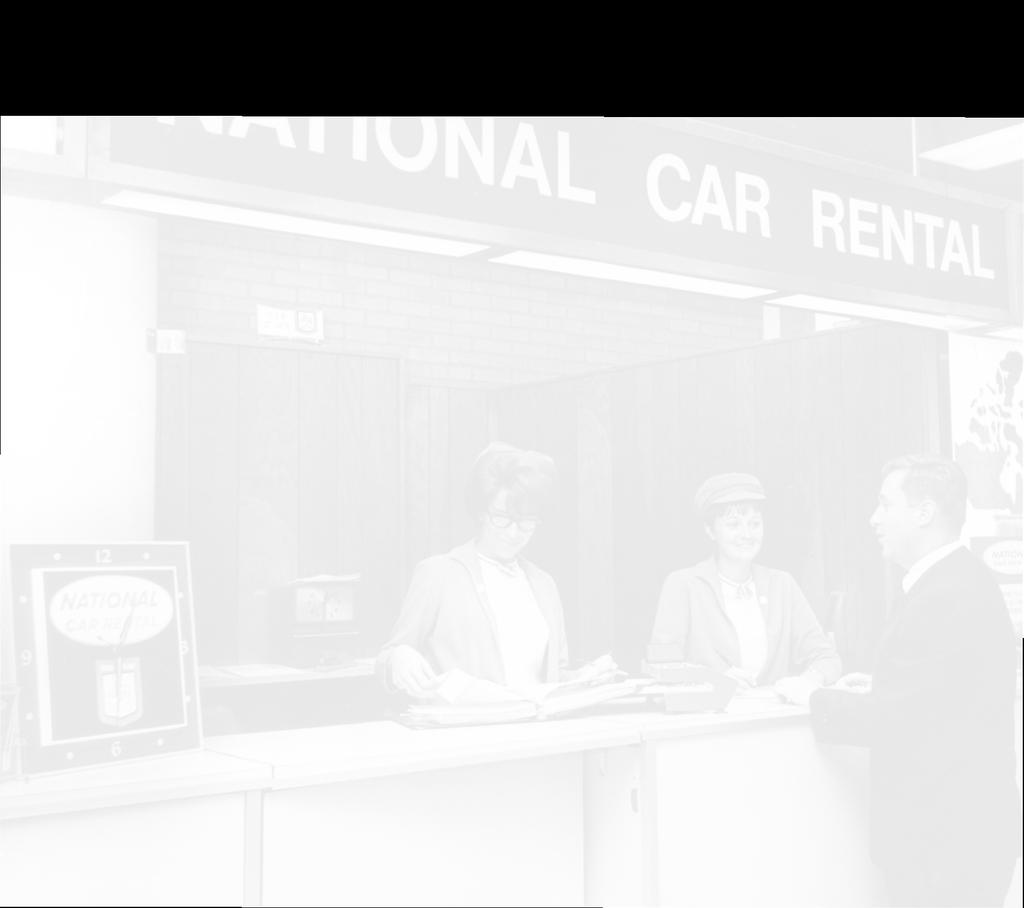ACERCA DE NATIONAL Por más de 60 años el logo de National ha sido sinónimo de superioridad en servicio de renta de autos para clientes.