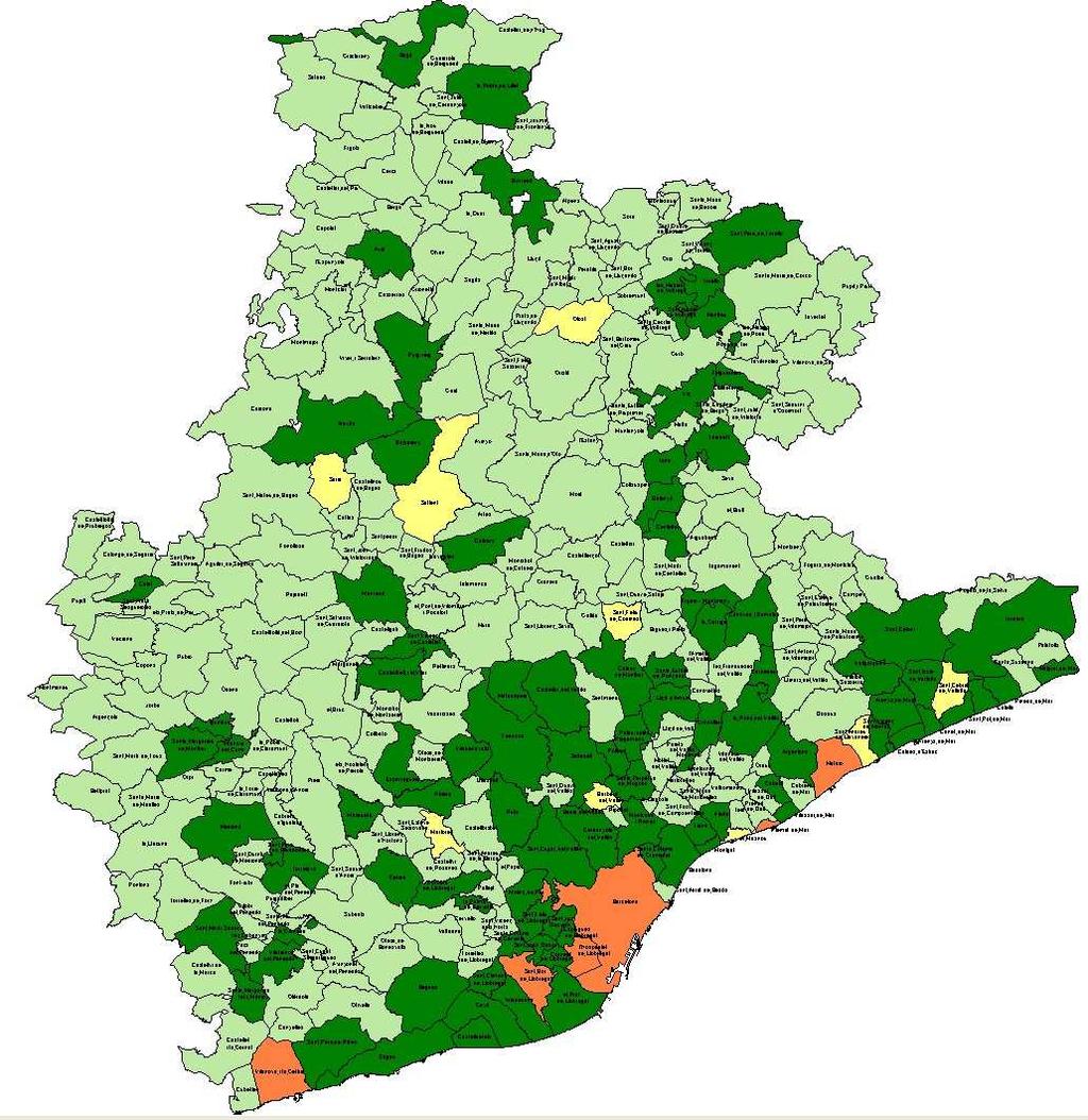 Pla d accessibilitat Plans d Accessibilitat a la província: realitzats 105 (6 amb actualització) i 12 en procés Municipis de la província de Barcelona que disposen de Pla d'accessibilitat 31,83%