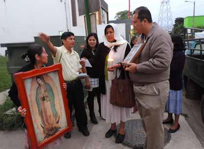Jueves Celebración Eucarística de la entronización de la imagen de la Virgen de Guadalupe 1.