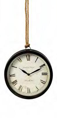 ROPE Reloj de pared con cuerda Ø 5 cm