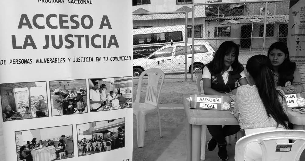 vulnerabilidad y Justicia en tu Comunidad", a cargo de la jueza superior titular Wilda Cárdenas Falcón, participó de una feria de servicios públicos organizada por la Municipalidad Provincial de